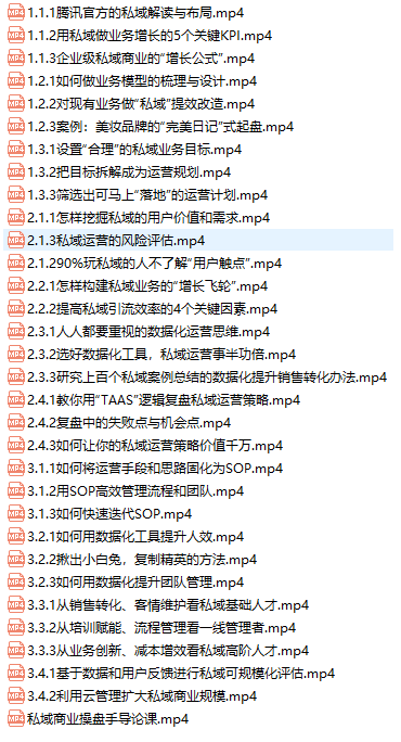 图片[2]-陈维贤私域商业盘操手培养计划第三期：从0到1梳理可落地的私域商业操盘方案