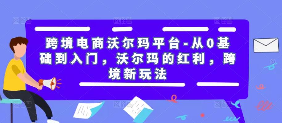 图片[1]-跨境电商沃尔玛平台-从0基础到入门，沃尔玛的红利，跨境新玩法